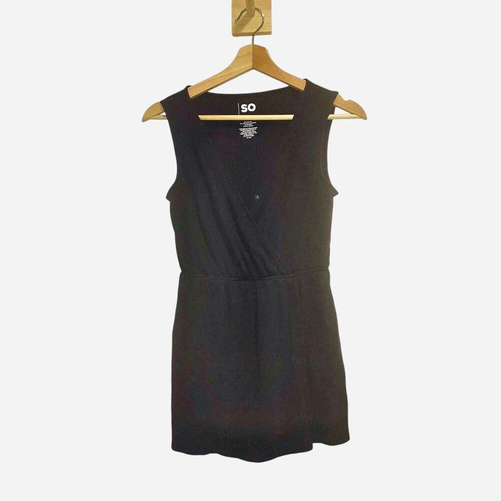 So-clothing Women's Black Playsuit-romper